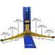 Atlas PVL9BP Platinum 9,000 lb ALI Certified Baseplate 2-Post Lift - Image 8