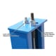 Atlas ATEATTD-414AT 414A 14000 lb 4-POST Alignment Lift w/ Turntables - Image 10