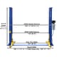 Atlas XH-9KBPX 9,000 lb Baseplate 2-Post Lift - Image 6