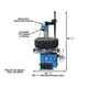 Atlas TC289 Tilt-Back 12-28in Beadblaster Large Rim Tire Changer - Image 2