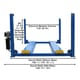 Atlas ATEATTD-414AT 414A 14000 lb 4-POST Alignment Lift w/ Turntables - Image 7
