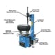 Atlas TC289 Tilt-Back 12-28in Beadblaster Large Rim Tire Changer - Image 4