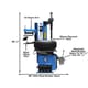 Atlas ATETC289LH TC 289 Tire Changer w/ Left Hand ARM (kit) - Image 3
