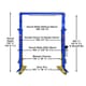 Atlas Platinum PVL15-EXT 15,000 lb 2-Post Overhead Lift with Height Extension Kit - Image 6