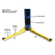 Atlas PV-12PX 12,000 lbs 2-Post Overhead Lift - Image 9