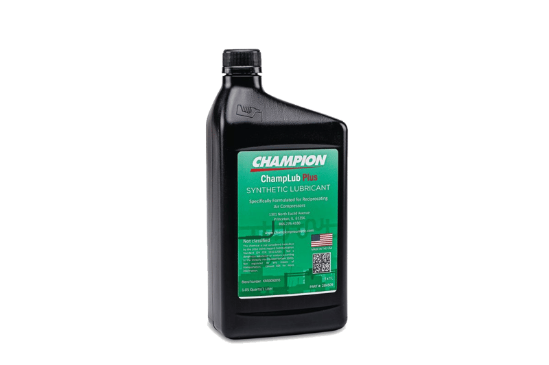 Champion 28H509 Champlube Synthetic Plus Air Compressor Oil, ISO 100, Qty 1 Quart