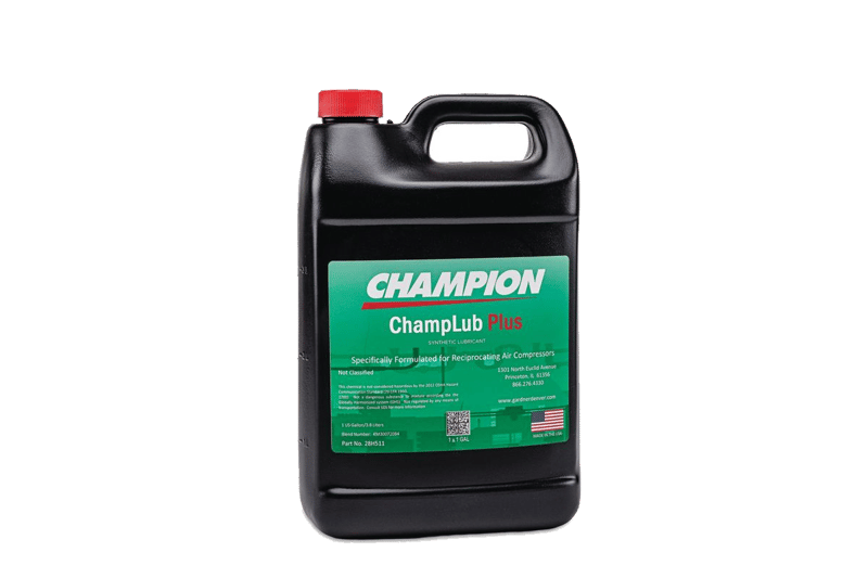 Champion 28H469 Champlube Synthetic Plus Air Compressor Oil, ISO 100, Qty 4 - 1 Gallon container