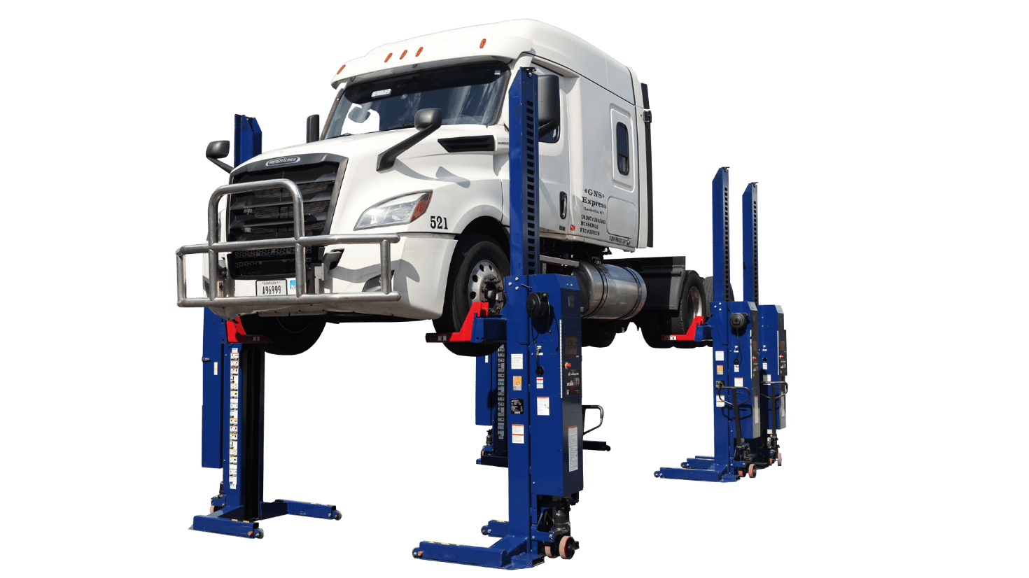 Challenger CLHM-190W 19,000 lb Per Column Mobile Column Lift Wireless Wide Base