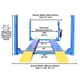 Atlas 414 14,000 lb ALI Certified Heavy Duty 4-Post Lift - Image 6