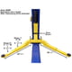 Atlas XH-9KBPX 9,000 lb Baseplate 2-Post Lift - Image 10