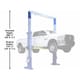 Atlas Platinum PVL15-EXT 15,000 lb 2-Post Overhead Lift with Height Extension Kit - Image 19