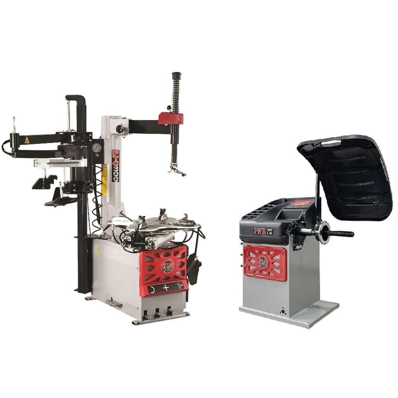 Atlas Platinum TCWB-COMBO4 — PTC300 Tire Changer & PWB70 Laser Balancer Package
