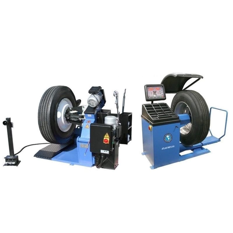 TTC-301 + WBT-210 Truck Tire Changer and Wheel Balancer Combo