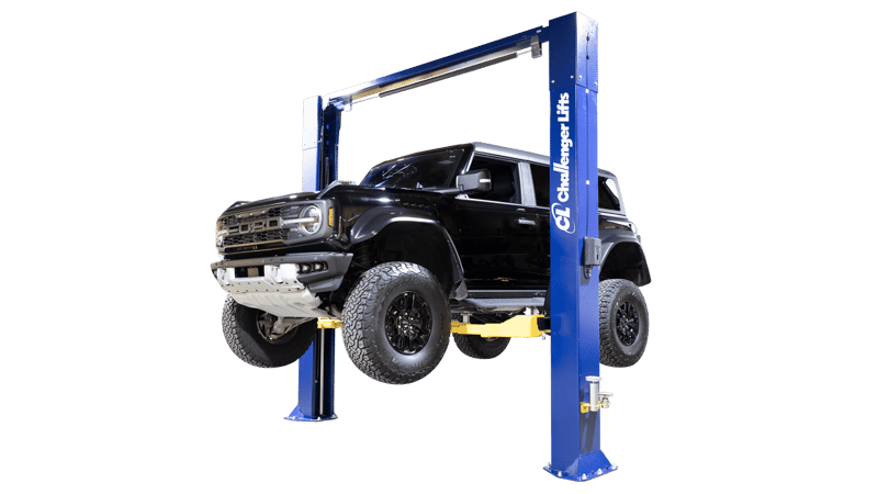 Challenger CL10AV3 10,000 lb 2-Post Lift Versymmetric Arms